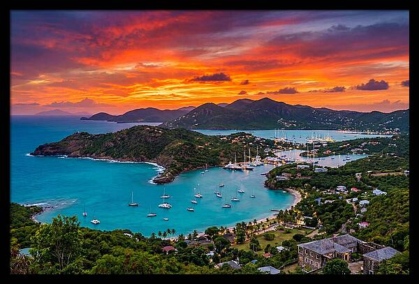Antigua Sunset Over Shirley Heights