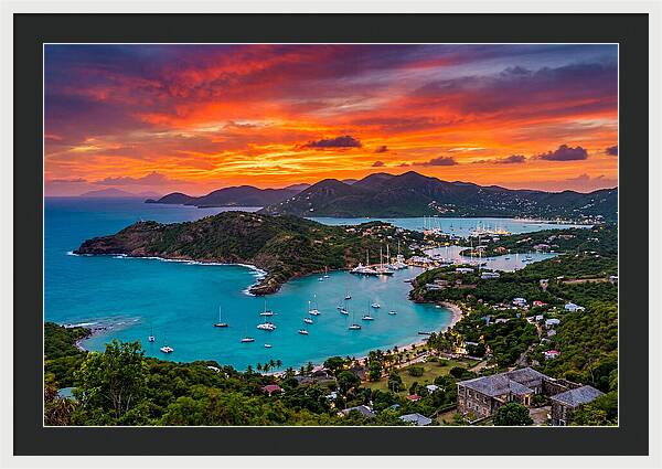 Antigua Sunset Over Shirley Heights