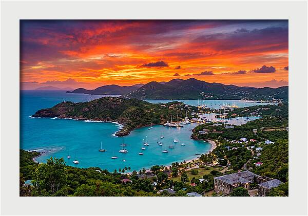 Antigua Sunset Over Shirley Heights