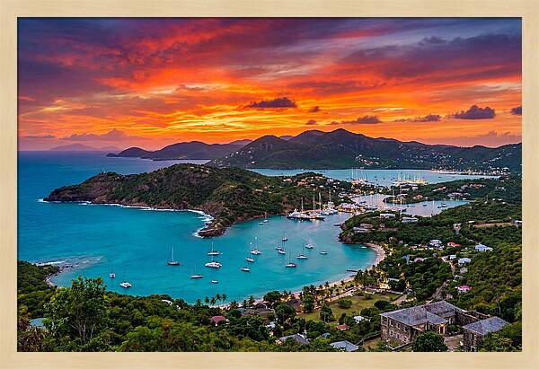 Antigua Sunset Over Shirley Heights