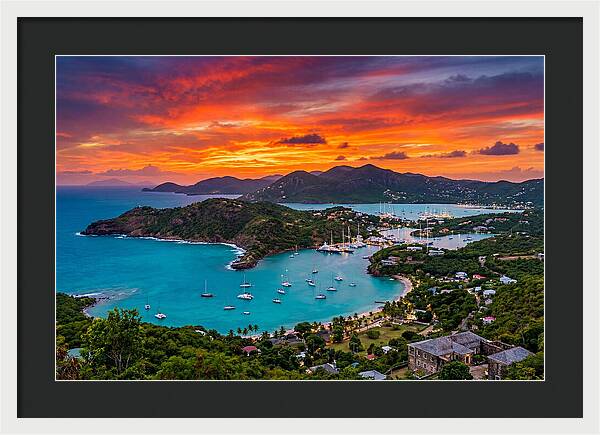 Antigua Sunset Over Shirley Heights