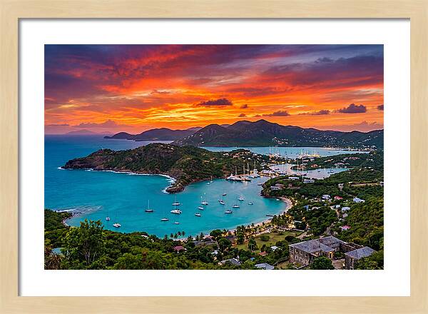 Antigua Sunset Over Shirley Heights