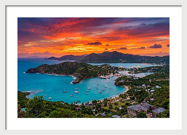 Antigua Sunset Over Shirley Heights