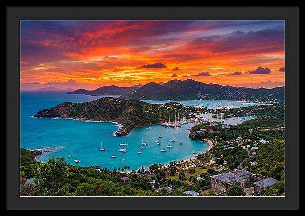 Antigua Sunset Over Shirley Heights