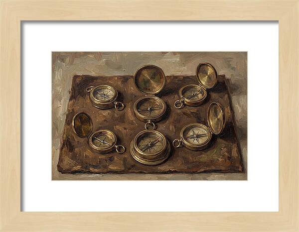 Antique Brass Compasses Collection