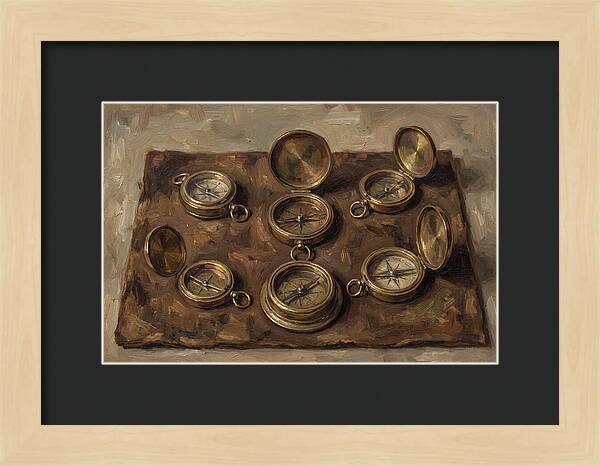 Antique Brass Compasses Collection