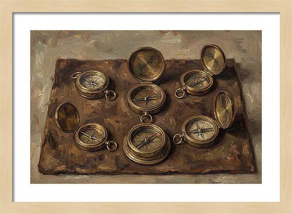 Antique Brass Compasses Collection
