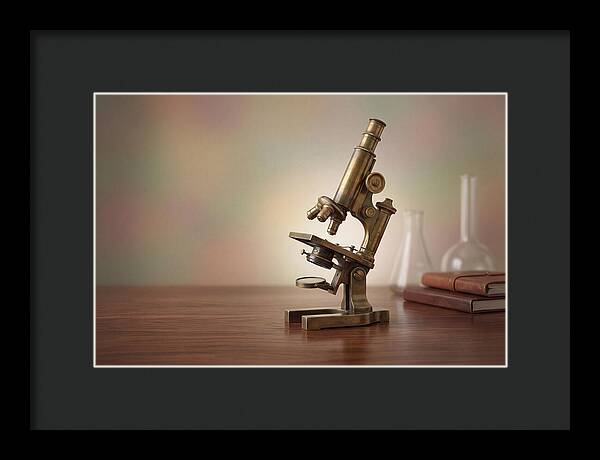 Antique Brass Microscope Elegance