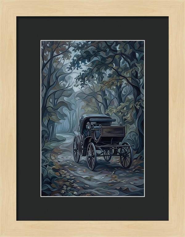 Antique Carriage In Autumn