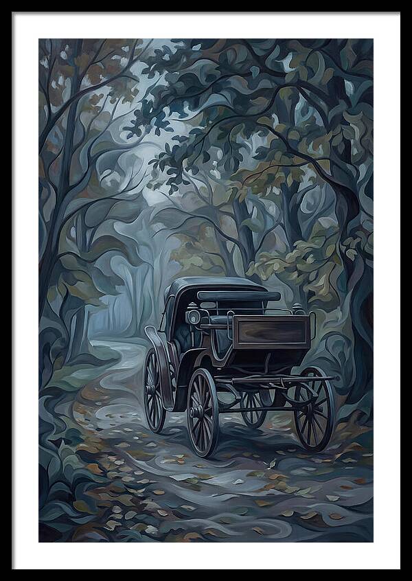 Antique Carriage In Autumn