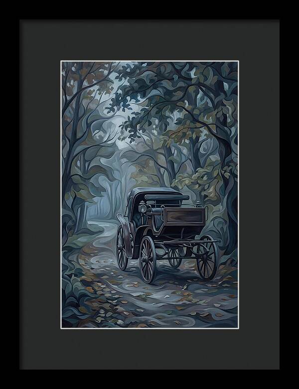 Antique Carriage In Autumn