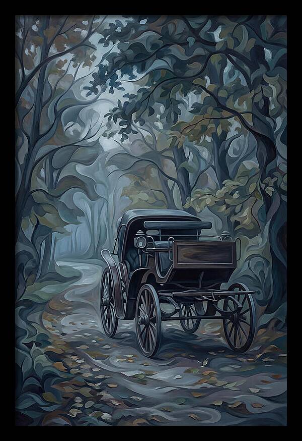 Antique Carriage In Autumn