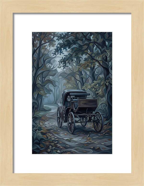 Antique Carriage In Autumn