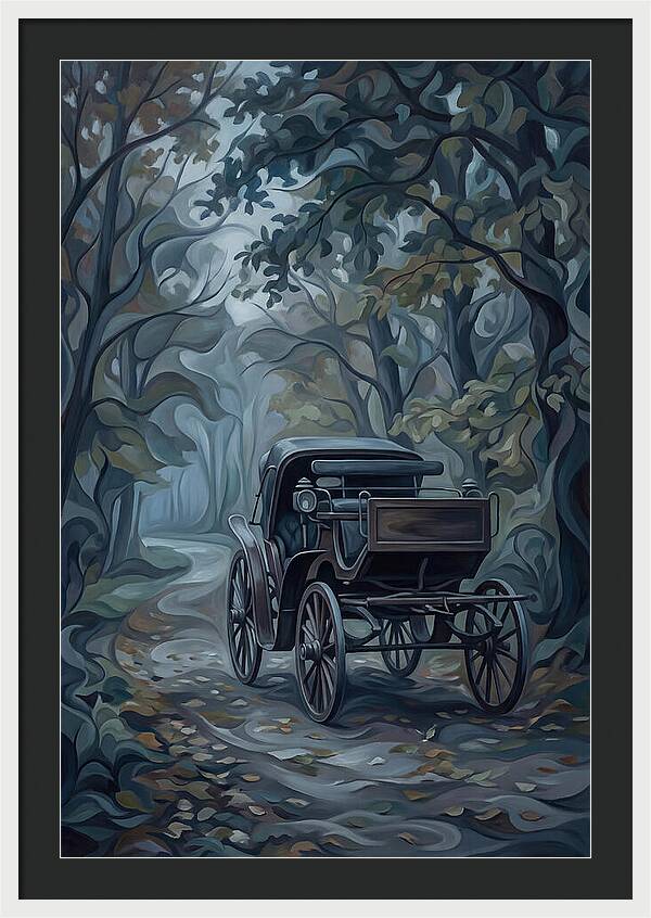 Antique Carriage In Autumn
