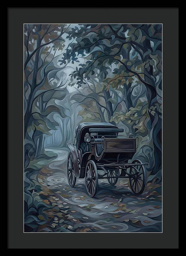 Antique Carriage In Autumn