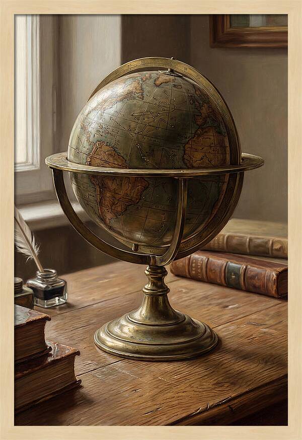Antique Celestial Globe