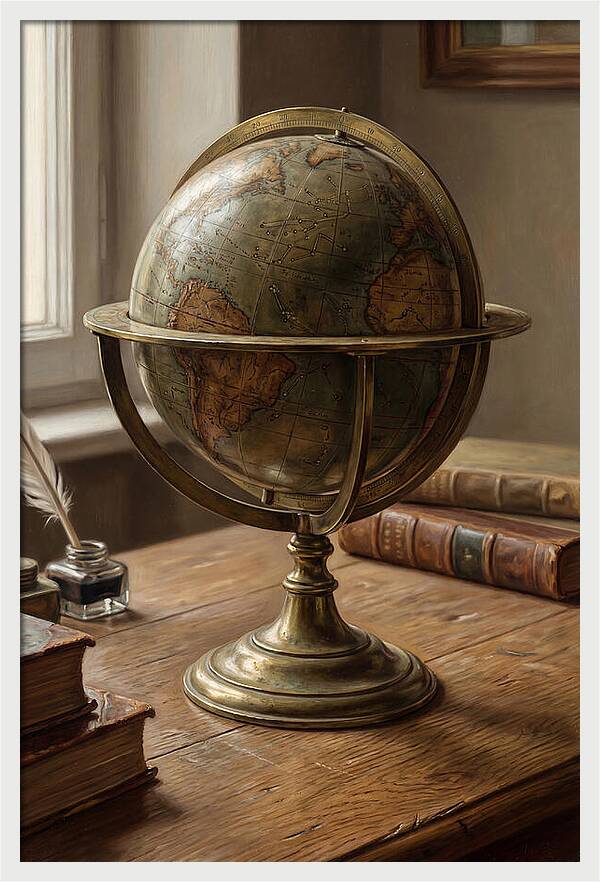 Antique Celestial Globe