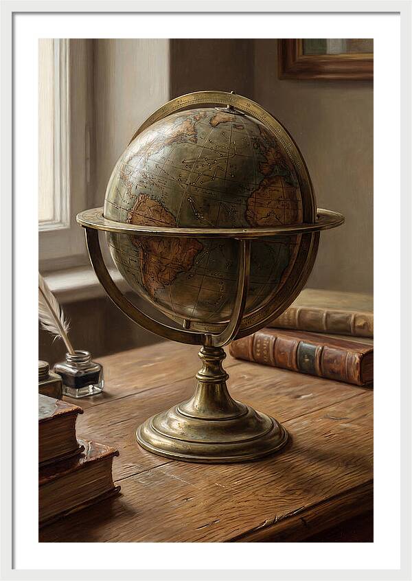 Antique Celestial Globe