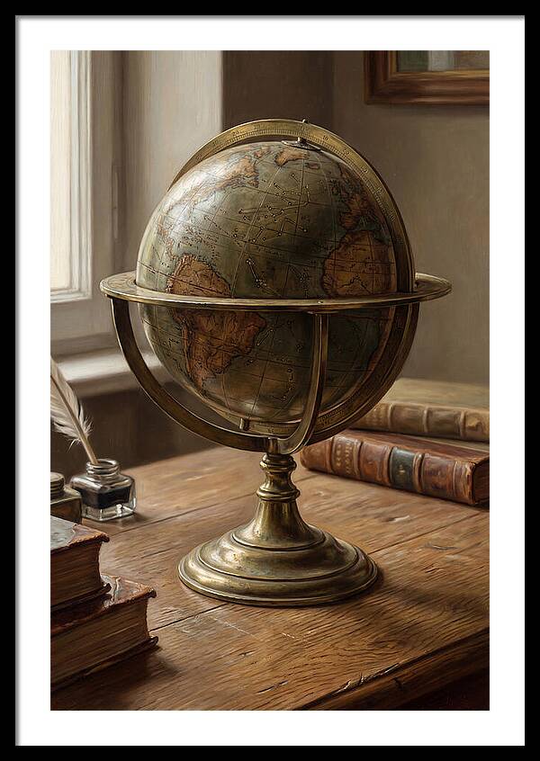 Antique Celestial Globe