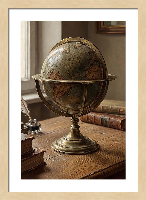 Antique Celestial Globe