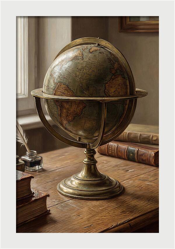 Antique Celestial Globe