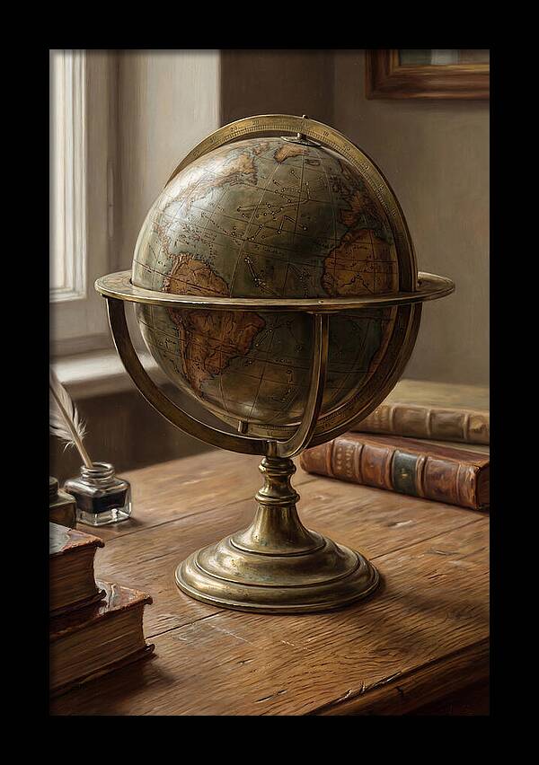 Antique Celestial Globe