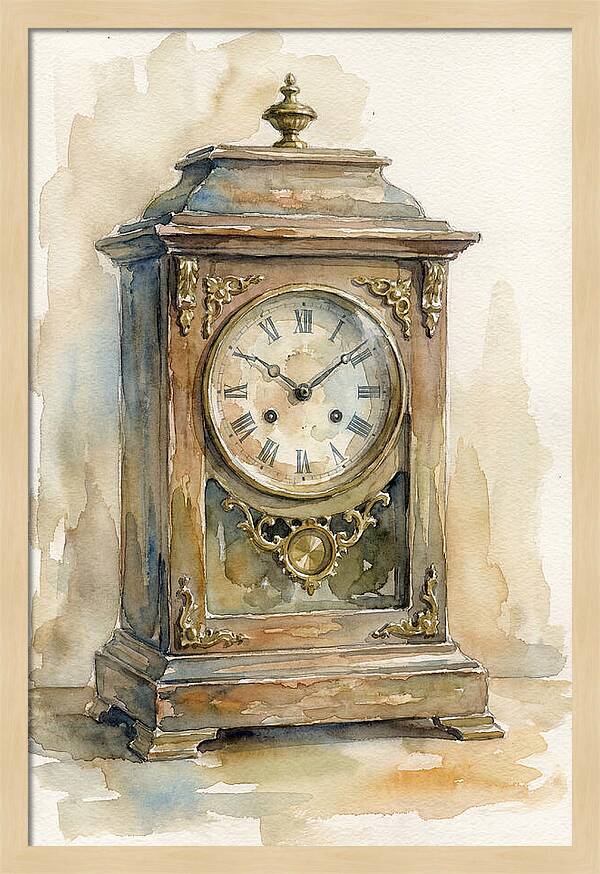 Antique Clock Elegance