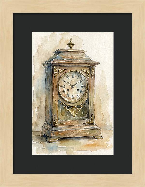 Antique Clock Elegance