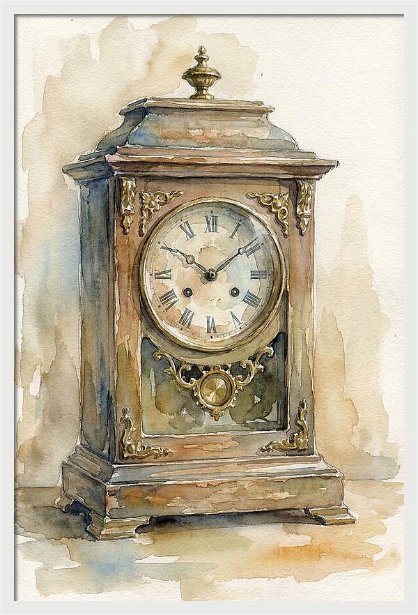 Antique Clock Elegance