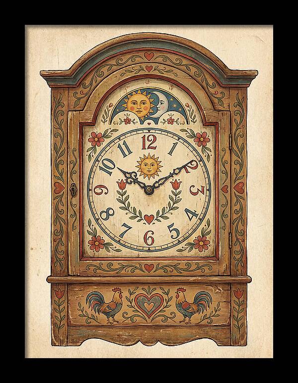Antique Folk Clock