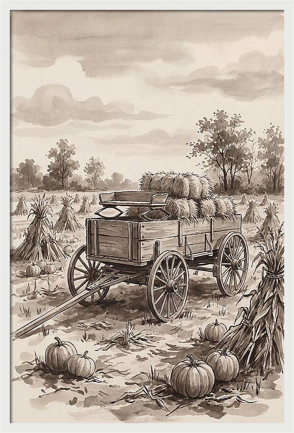 Antique Horse Drawn Wagon
