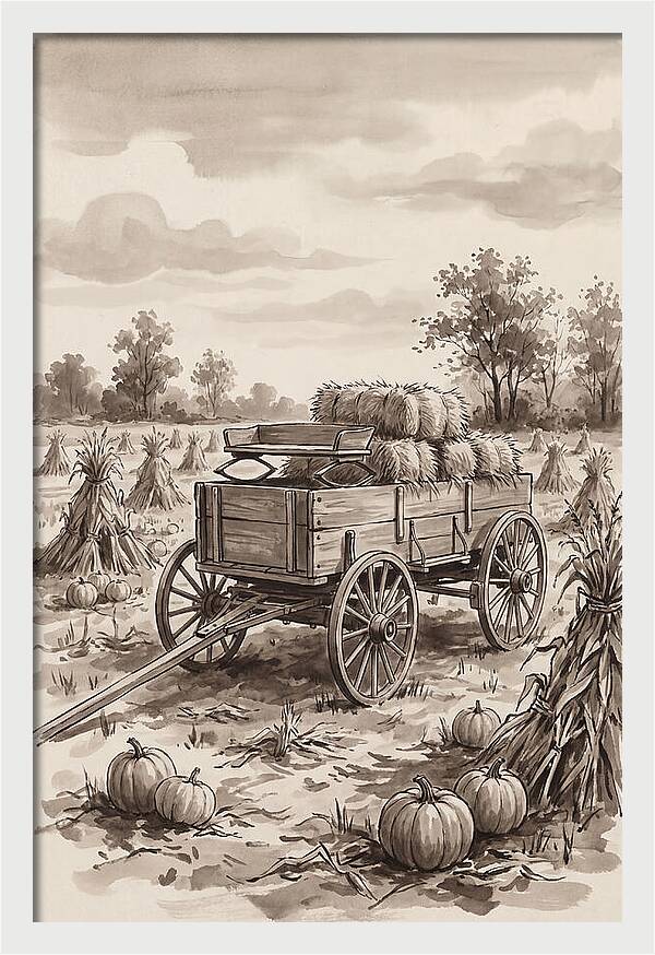 Antique Horse Drawn Wagon