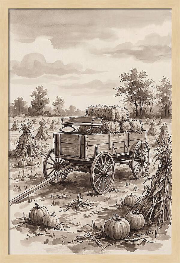 Antique Horse Drawn Wagon