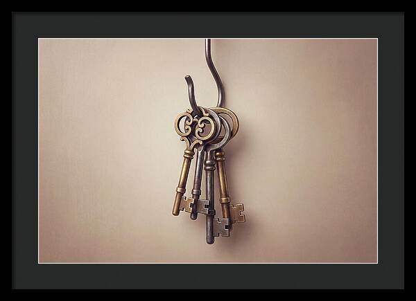 Antique Keys Hanging Elegantly