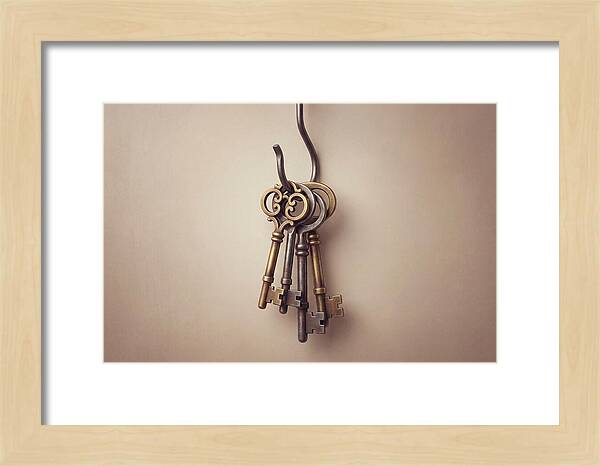 Antique Keys Hanging Elegantly