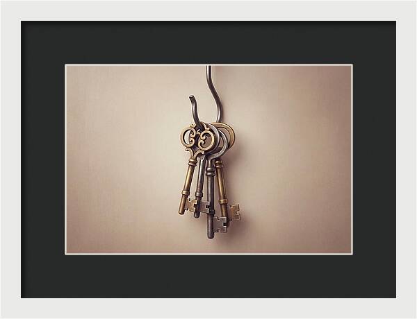 Antique Keys Hanging Elegantly