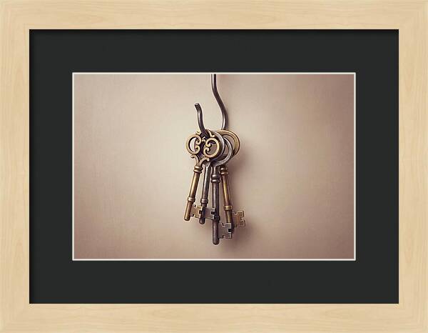 Antique Keys Hanging Elegantly