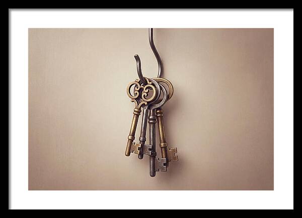 Antique Keys Hanging Elegantly
