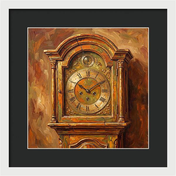 Antique Mediterranean Clock