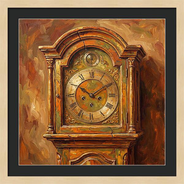 Antique Mediterranean Clock