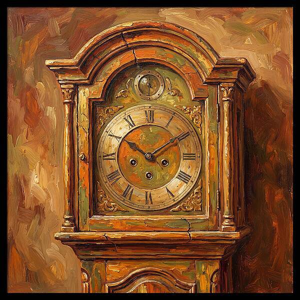 Antique Mediterranean Clock