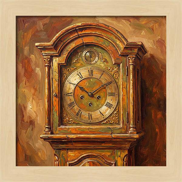 Antique Mediterranean Clock