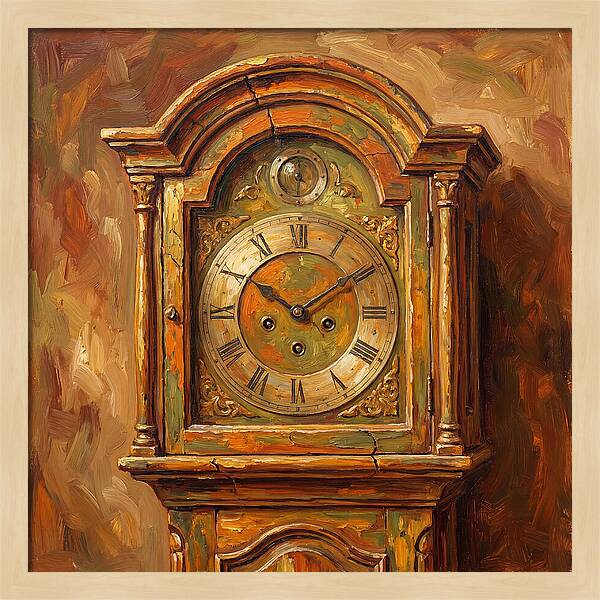Antique Mediterranean Clock