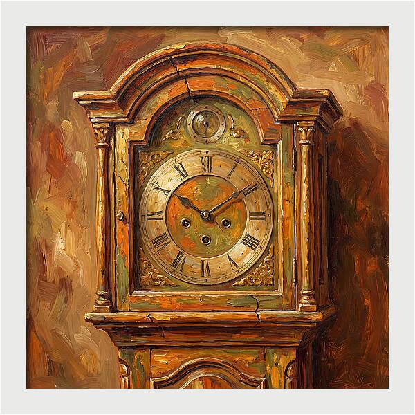Antique Mediterranean Clock