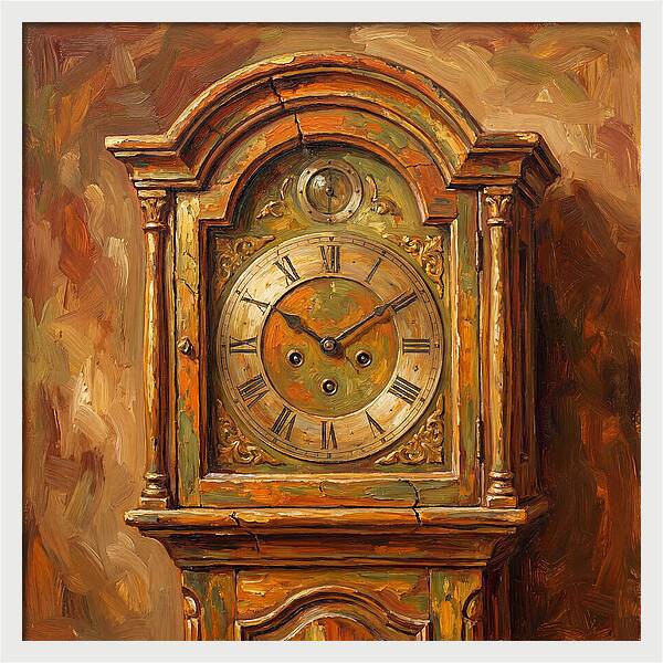 Antique Mediterranean Clock