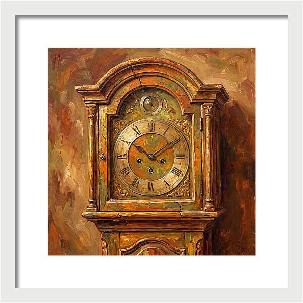 Antique Mediterranean Clock
