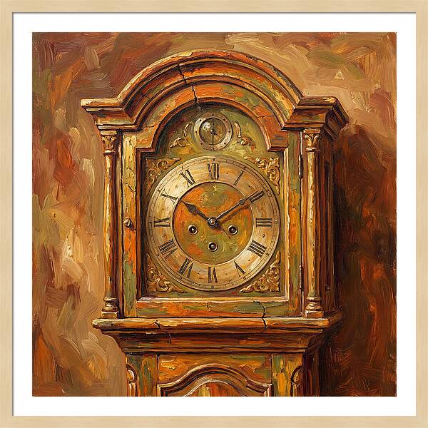 Antique Mediterranean Clock