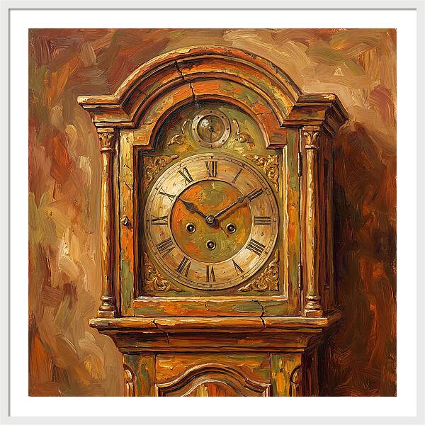 Antique Mediterranean Clock
