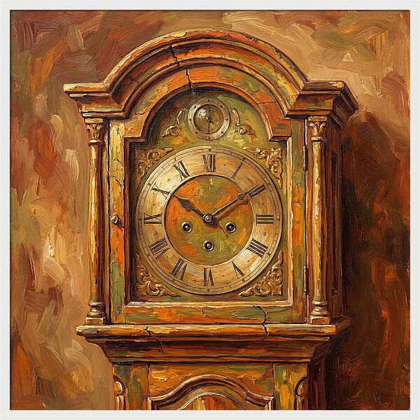 Antique Mediterranean Clock
