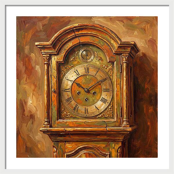 Antique Mediterranean Clock